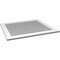 Ekena Millwork Vertical Surface Mount PVC Gable Vent: Functional, w/ 3-1/2"W x 1"P Standard Frame, 38"W x 34"H GVPVE38X3401SF - alternate 5